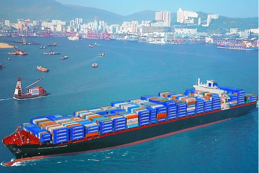 Tàu container có tải trọng lớn. Nguồn: Internet